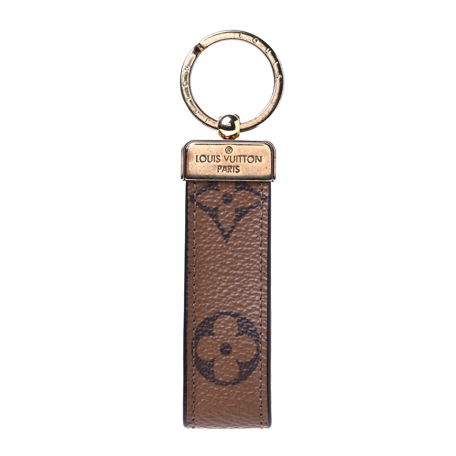 Louis Vuitton Reverse Monogram Dragonne Key Holder 1 of 3