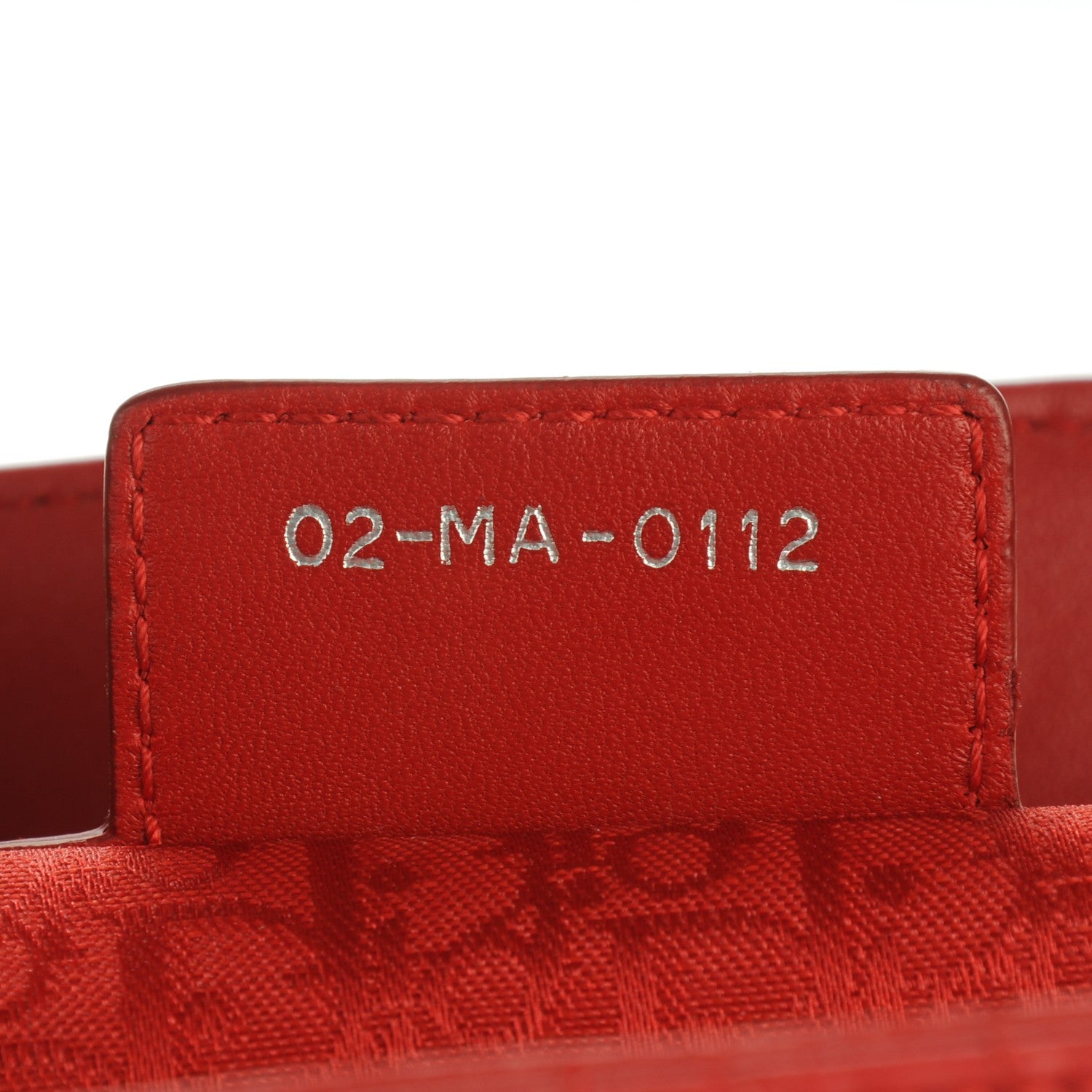 Christian Dior Lambskin Cannage Large Lady Dior Red 7 of 9