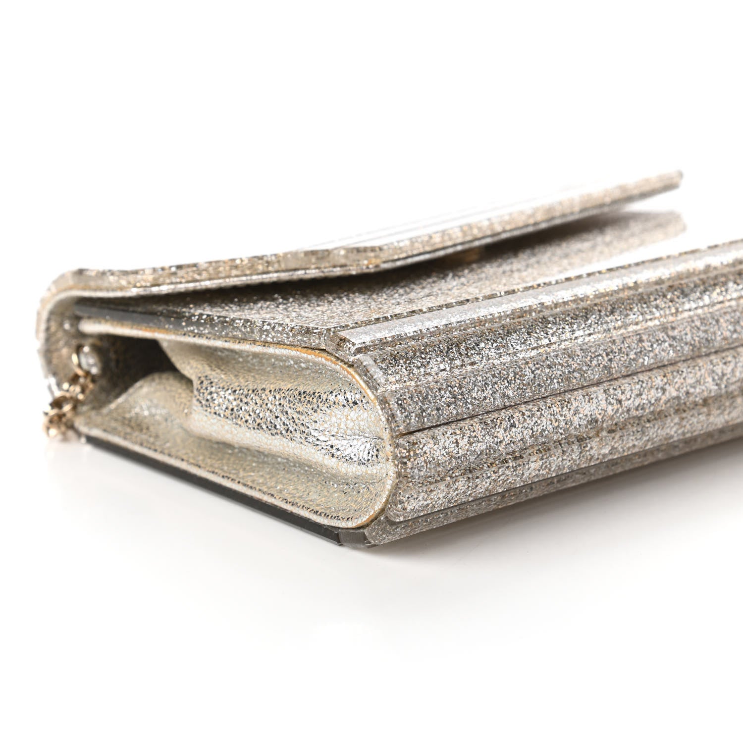 Jimmy Choo Acrylic Glitter Candy Clutch Champagne 6 of 11