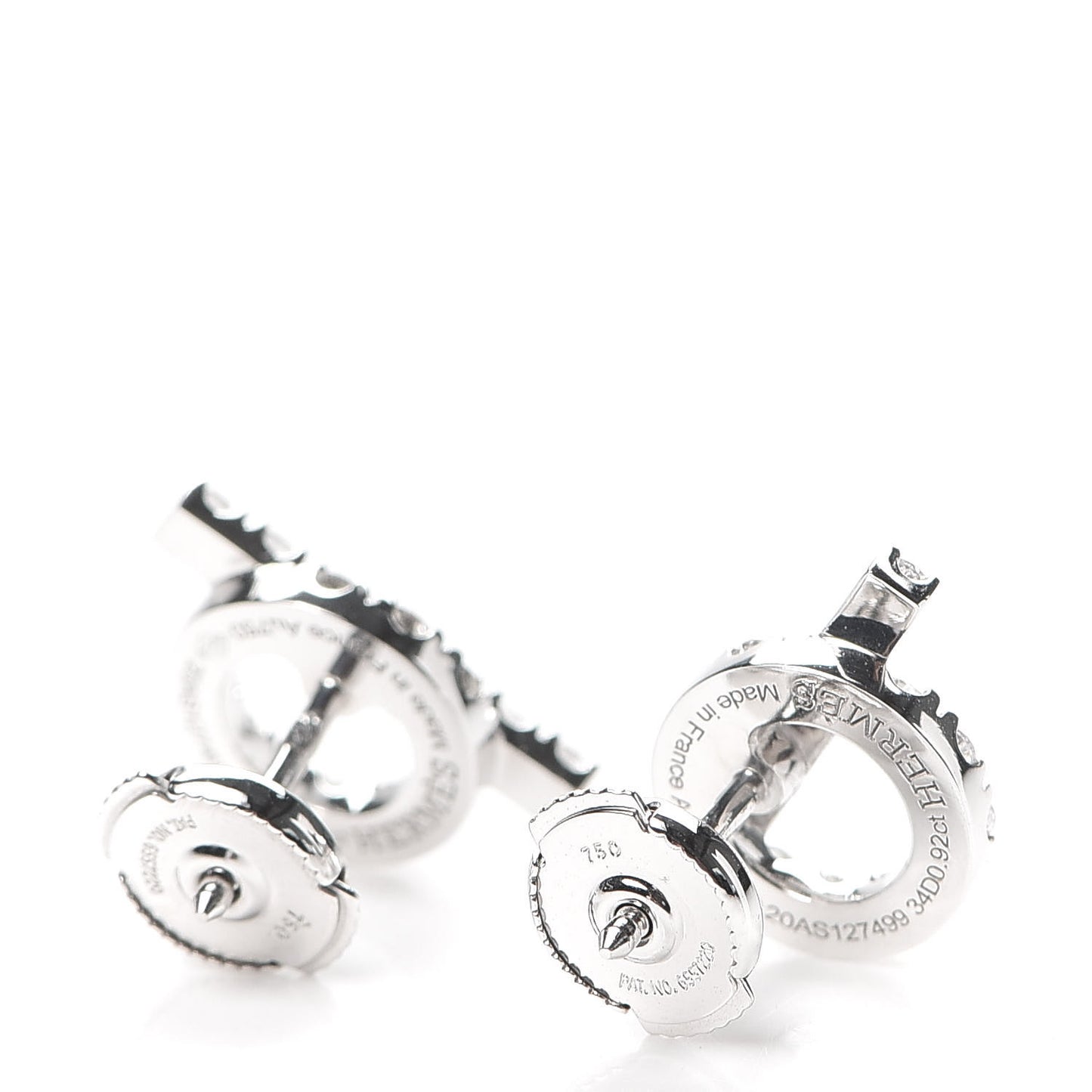 18K White Gold Diamond Finesse Earrings