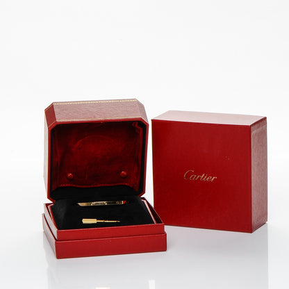 Cartier 18K Yellow Gold Small LOVE Bracelet 18 7 of 7