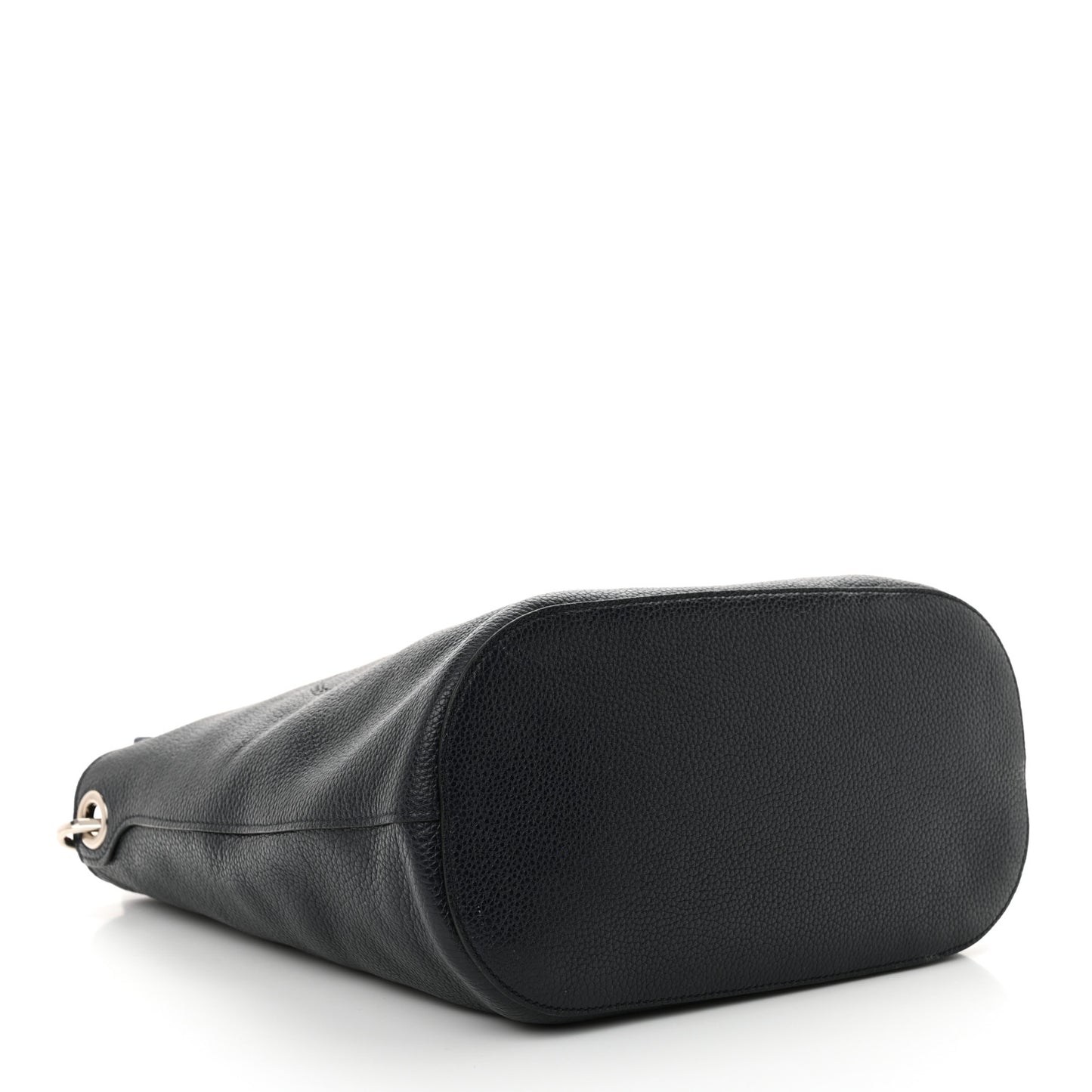 Vitello Daino Logo Crossbody Bag Baltico