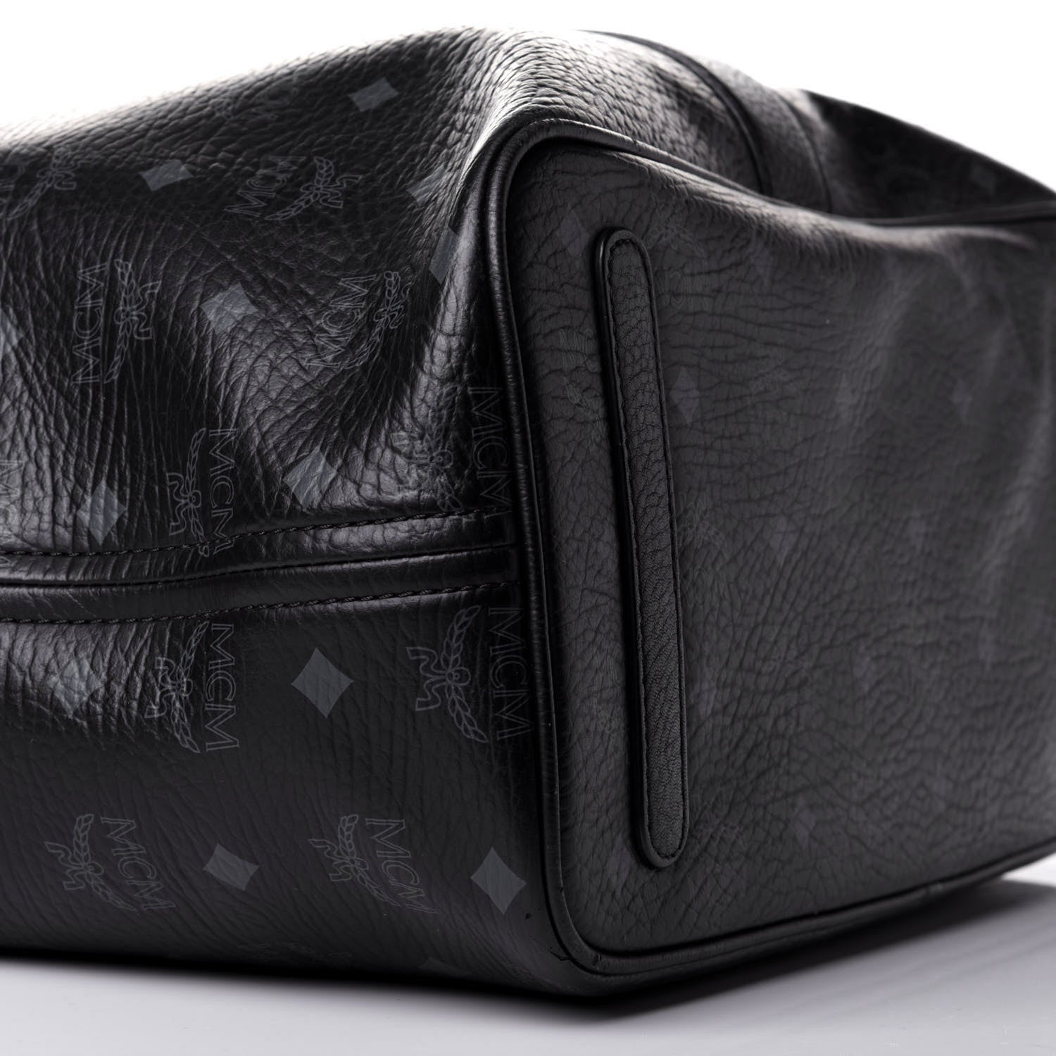 MCM Visetos Medium Liz Reversible Shopper Tote Black 13 of 17
