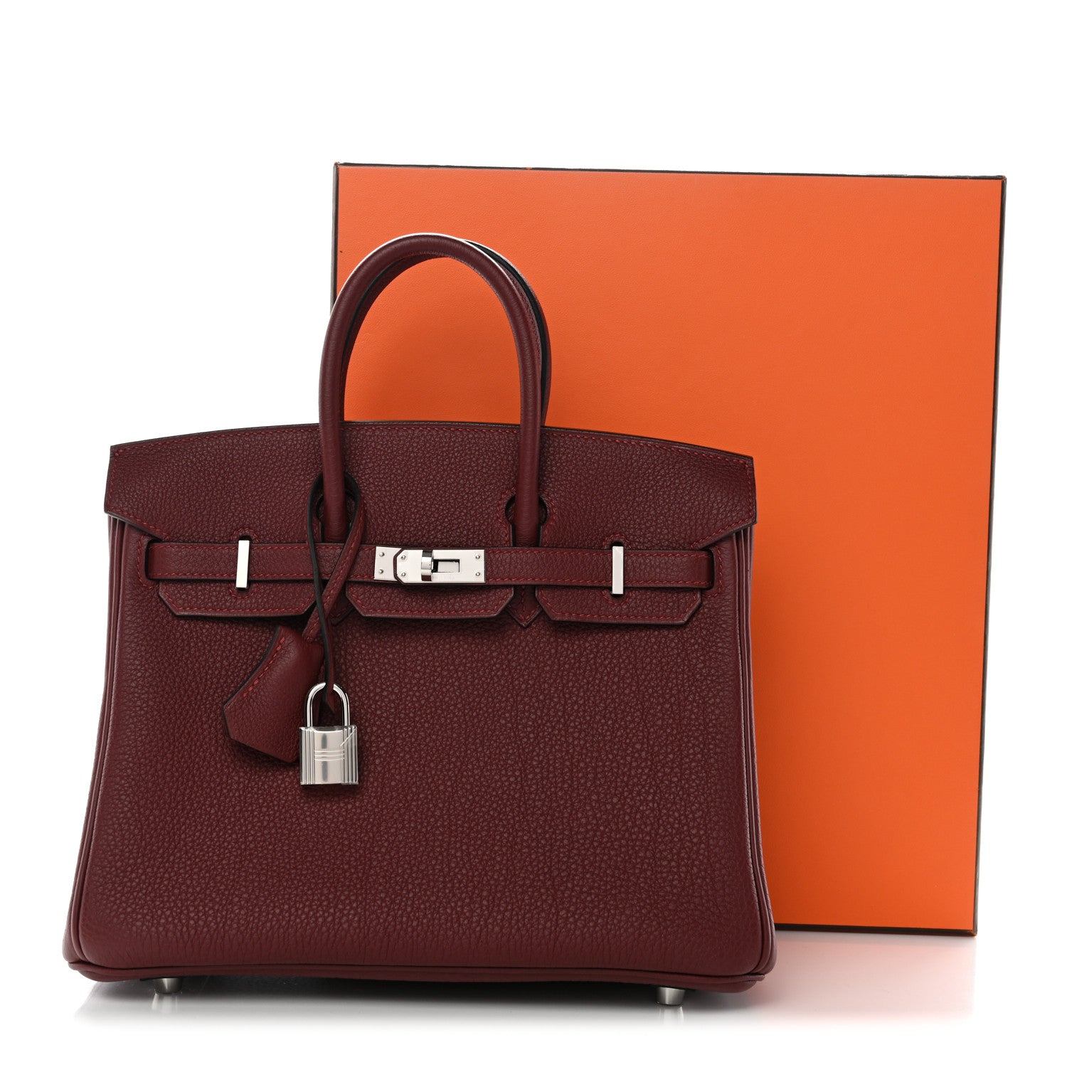 Hermes Togo Birkin 25 Rouge H 11 of 11
