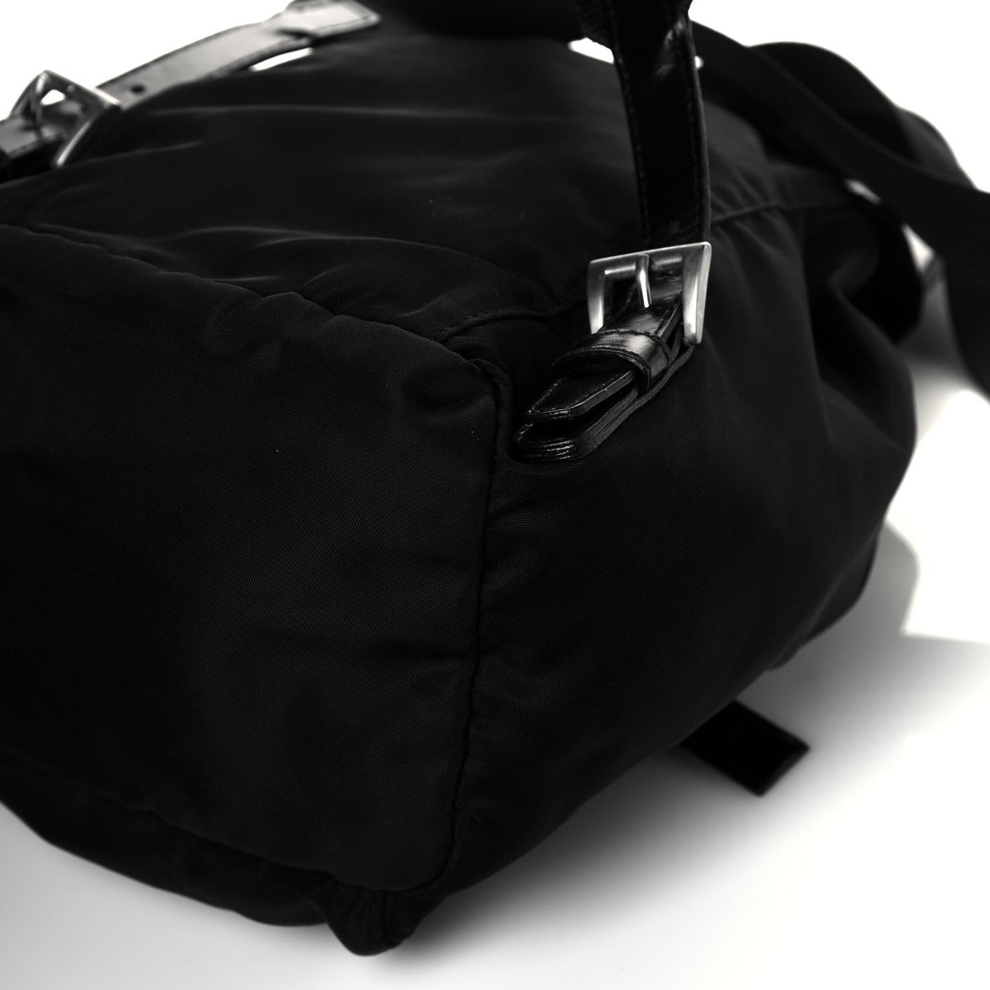 Tessuto Nylon Vela Cinch Backpack Black