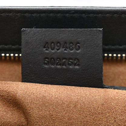 Gucci GG Supreme Monogram Calfskin Medium Padlock Shoulder Bag Beige Black Cuir 7 of 11