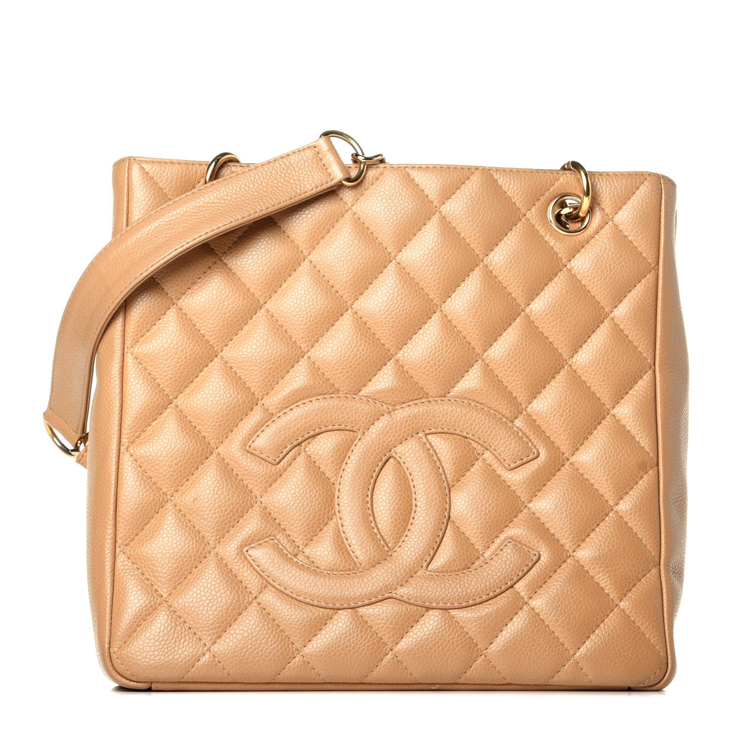 Calfskin Matelasse Small GG Marmont Chain Shoulder Bag White