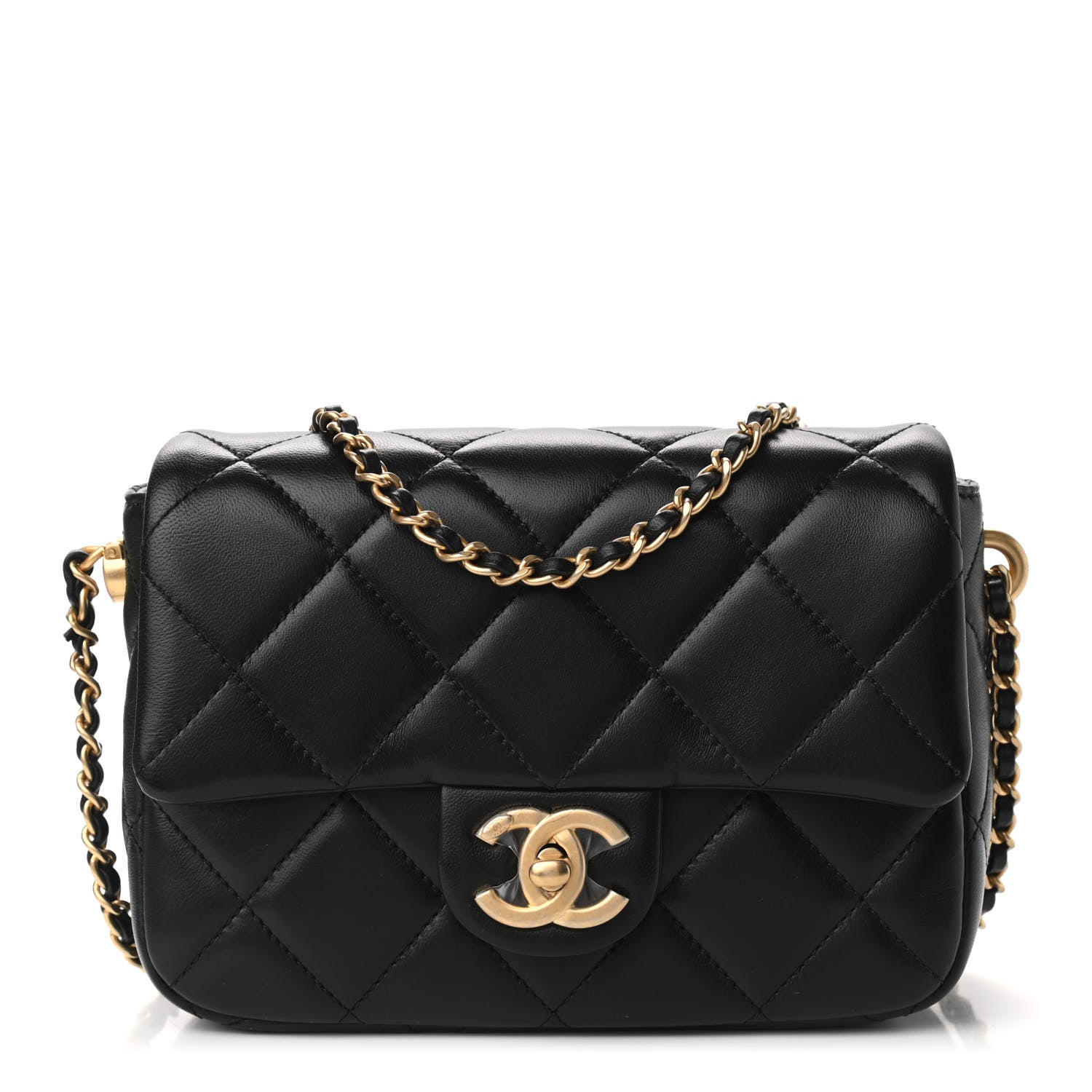 Chanel Lambskin Quilted Mini My Perfect Flap Black 1 of 10