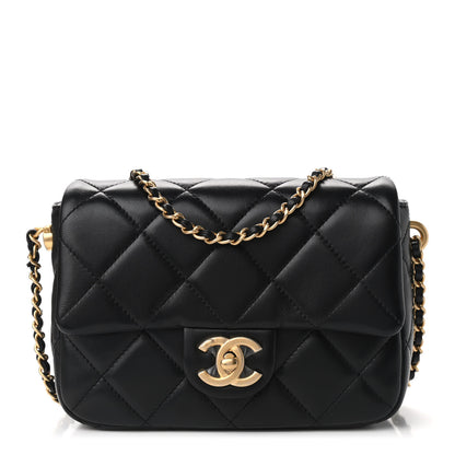 Chanel Lambskin Quilted Mini My Perfect Flap Black 1 of 10