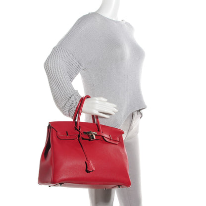 Hermes Togo Birkin 35 Rouge Garance 2 of 23