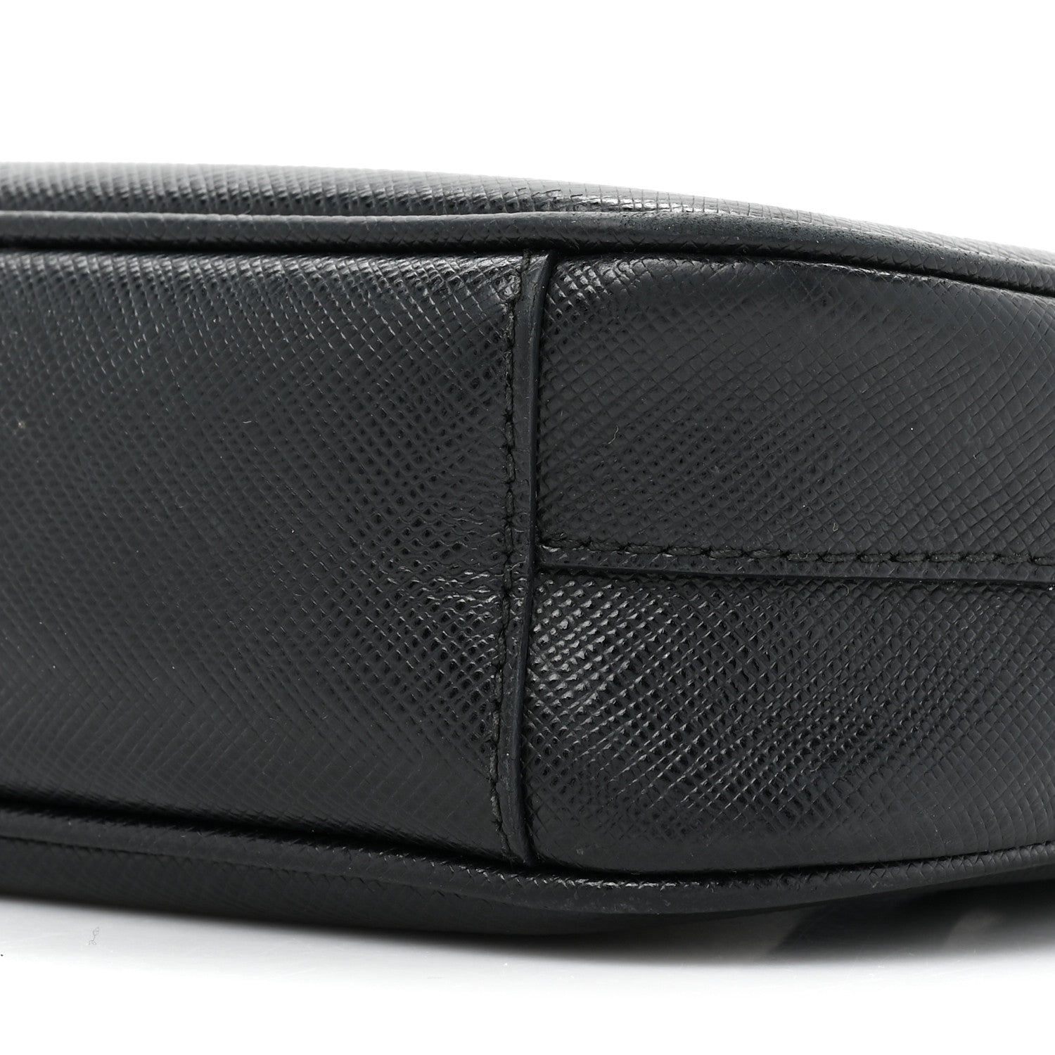 Prada Saffiano Belt Bag Black 7 of 15