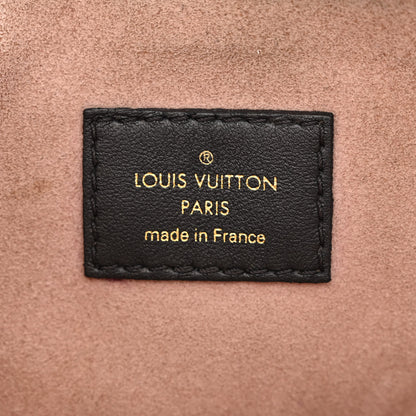Louis Vuitton Lambskin Embossed Monogram Coussin PM Black 8 of 16