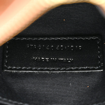 Saint Laurent Calfskin Canvas Monogram Lou Belt Bag Natural Beige Brick 7 of 11