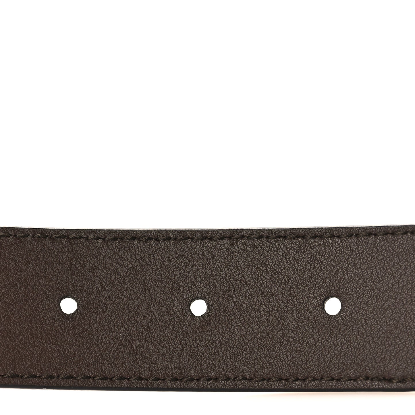 GG Supreme Monogram Matte Plutone Calfskin Double G 30mm Belt 115 46 Beige Ebony Black