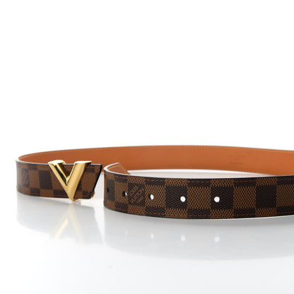 Louis Vuitton Damier Ebene 30mm Essential V Belt 90 36 3 of 7
