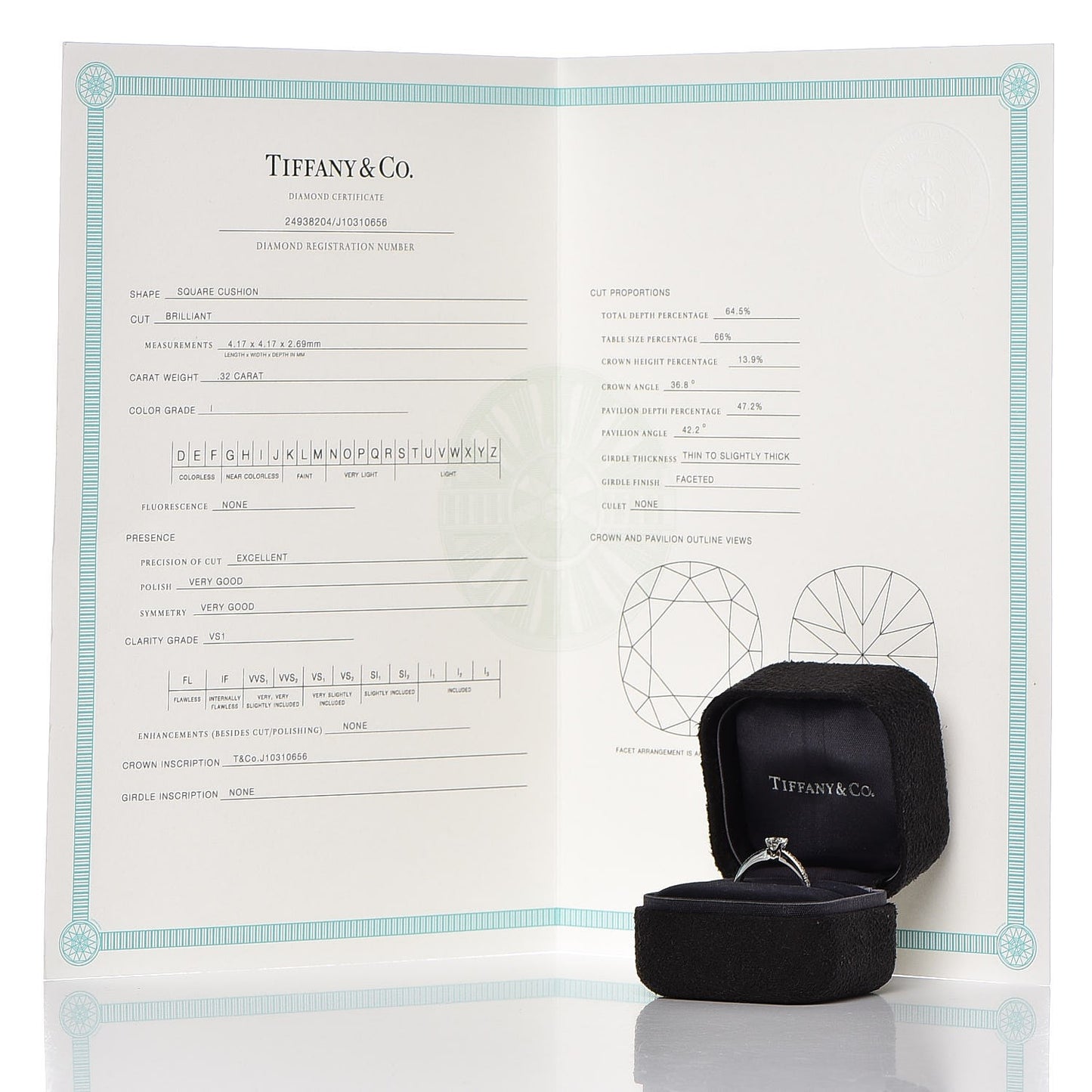 Platinum Diamond .32ct Novo Ring 5.25