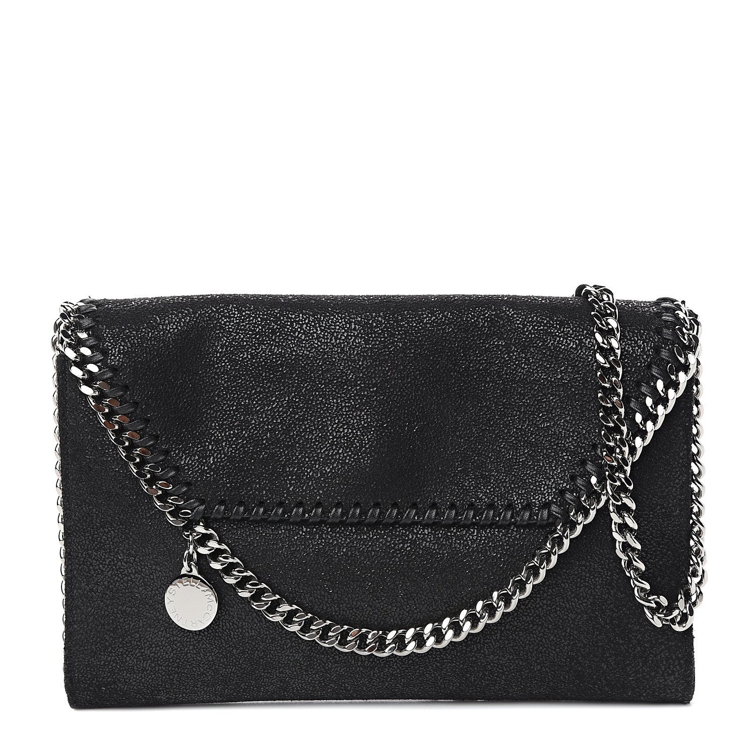 Stella McCartney Shaggy Deer Falabella Mini Crossbody Bag Black 1 of 9