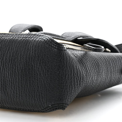3.1 Phillip Lim Textured Calfskin Elaphe Snakeskin Mini Pashli Satchel Natural Black 10 of 10