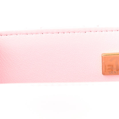Chanel Lambskin Quilted Mini Top Handle Rectangular Flap Light Pink 7 of 11