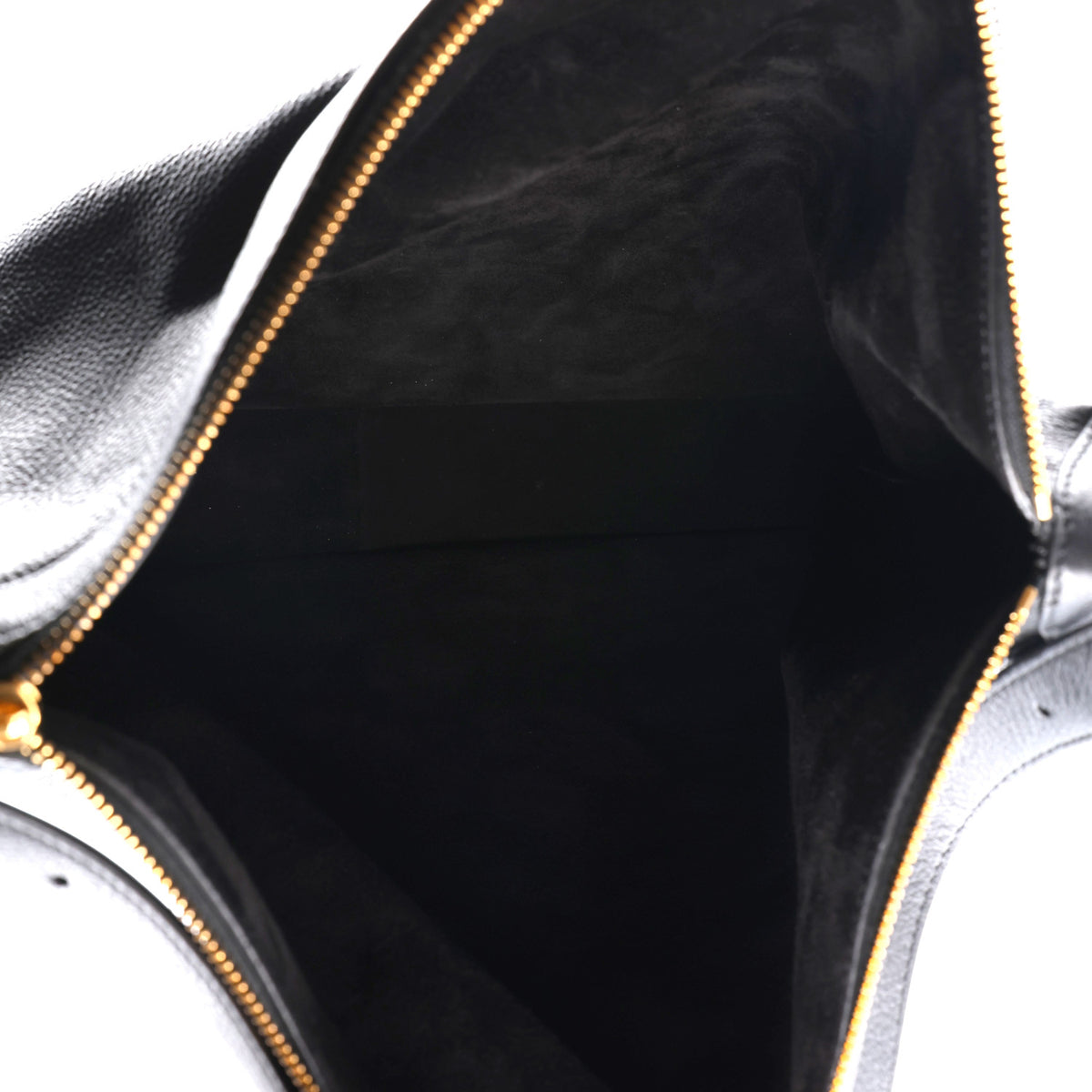 Supple Calfskin Large Romy Shoulder Bag Black