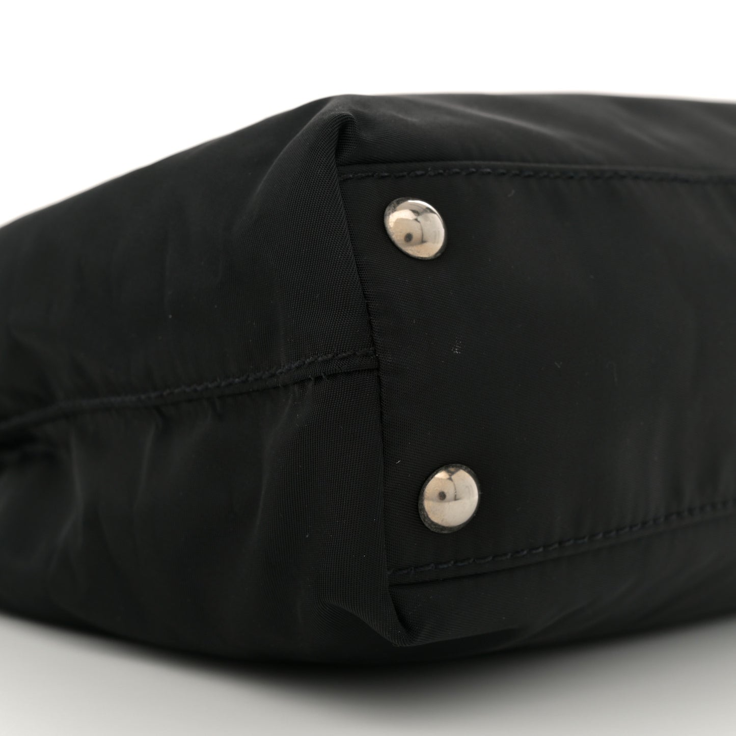 Tessuto Nylon Saffiano Tote Black