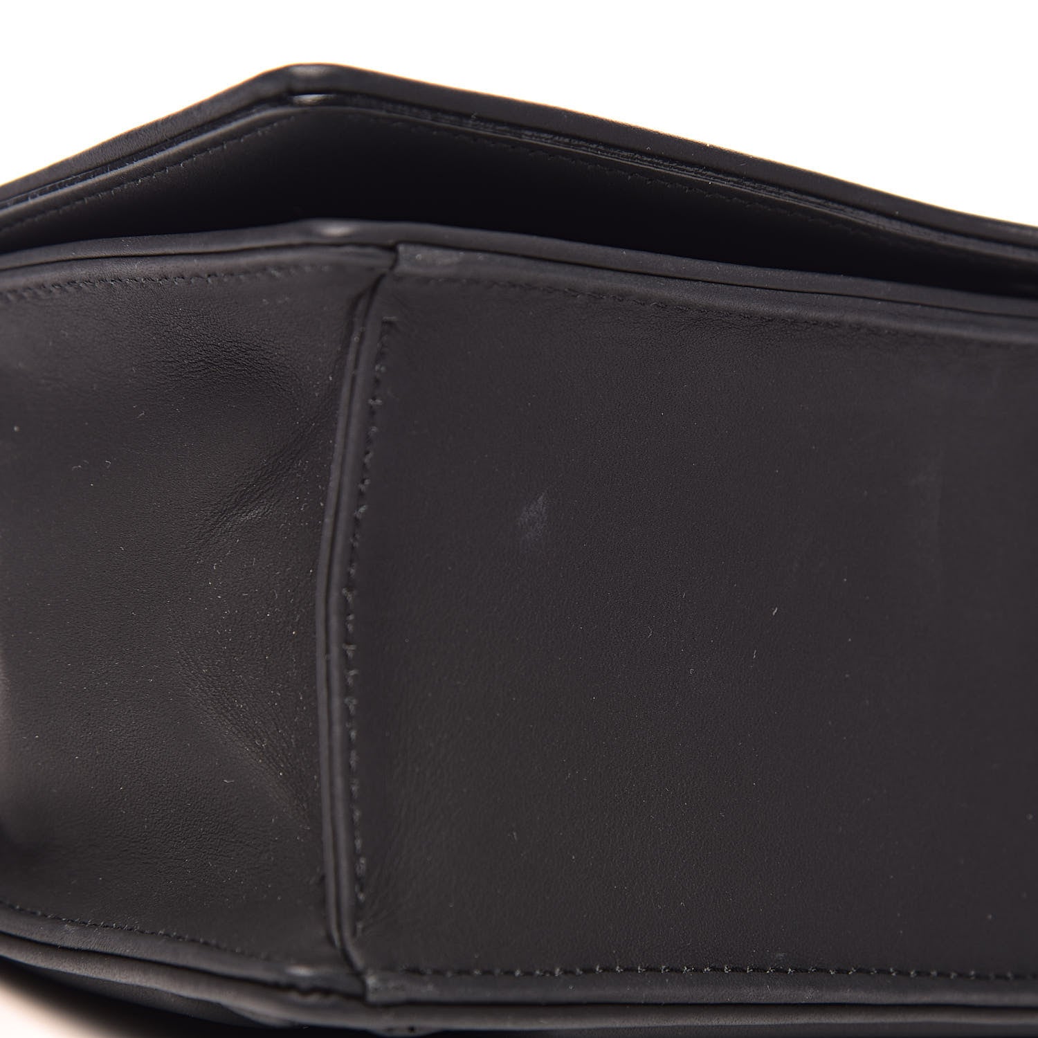 Christian Dior Ultra Matte Calfskin Small Diorama Flap Bag White Black 11 of 12
