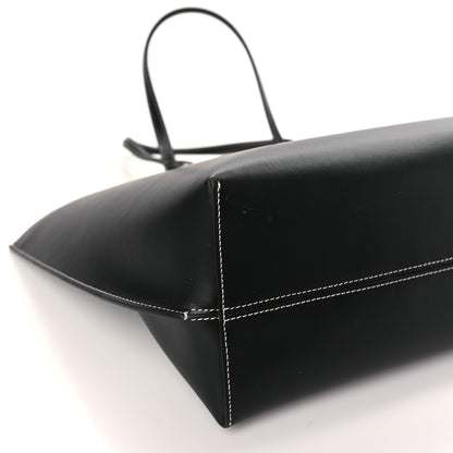 Burberry Calfskin Monogram Motif TB Medium Soft Tote Black 7 of 8