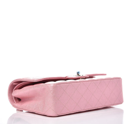 Chanel Iridescent Caviar Quilted Medium Double Flap Rose Pink 4 of 10