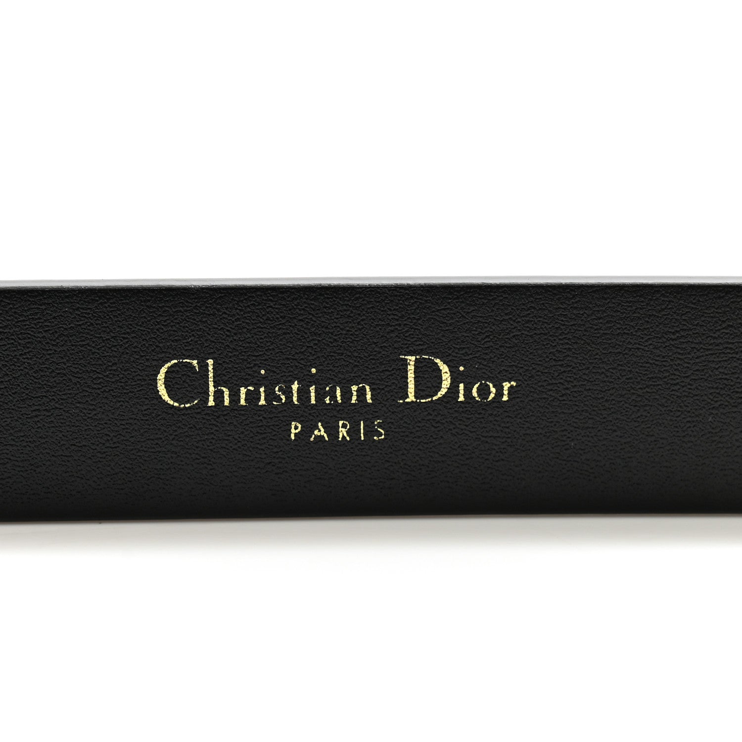 Christian Dior Calfskin Saddle Belt 95 38 Black 3 of 7