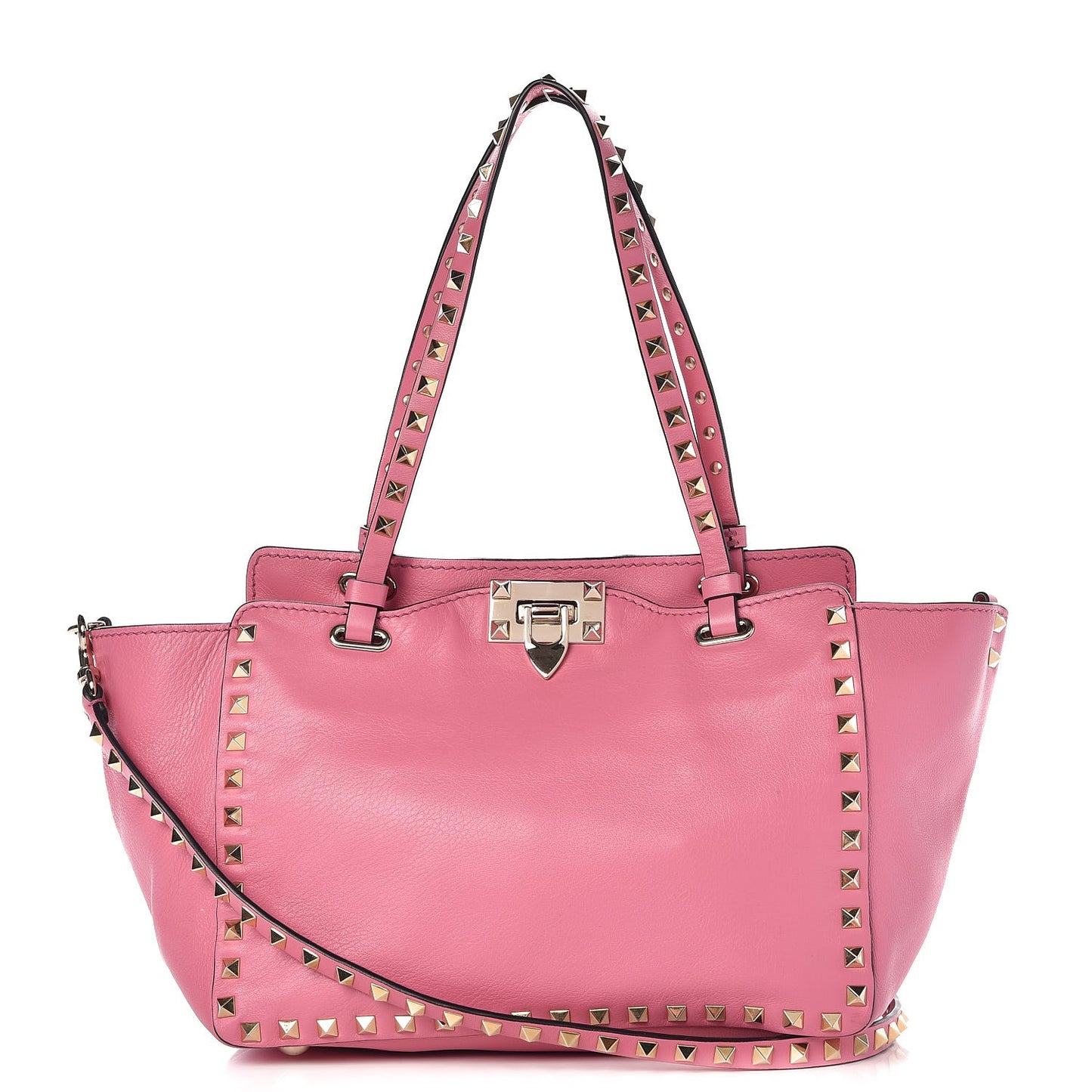 Vitello Small Rockstud Tote Ninphea