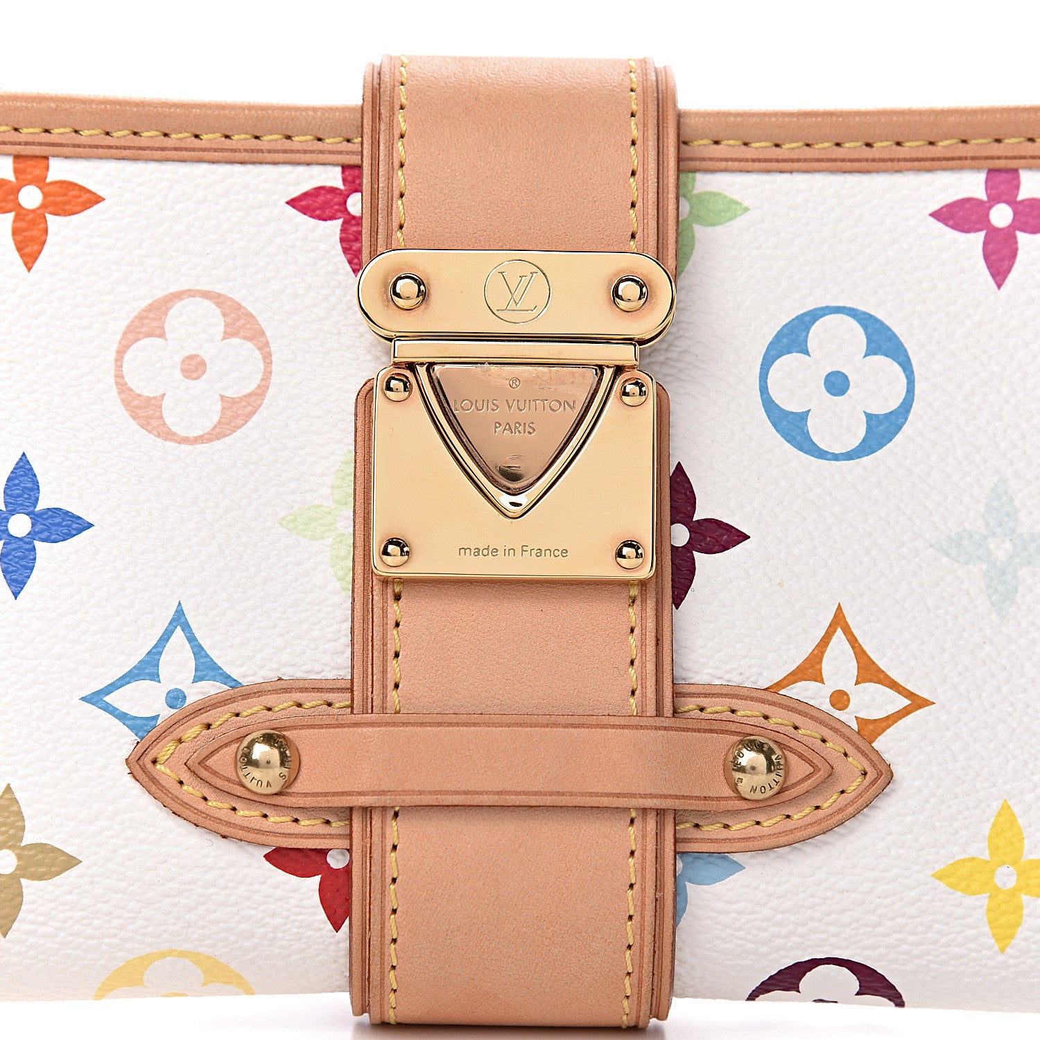 Louis Vuitton Monogram Multicolor Shirley White 7 of 9