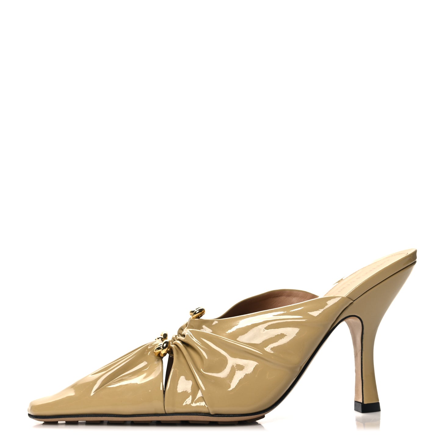 Patent Bunnie Mule Pumps 40.5 Cane Sugar
