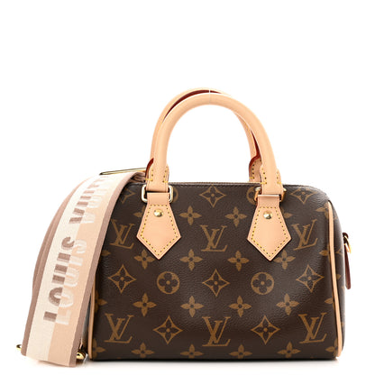Louis Vuitton Monogram Speedy Bandouliere 20 Beige 1 of 8