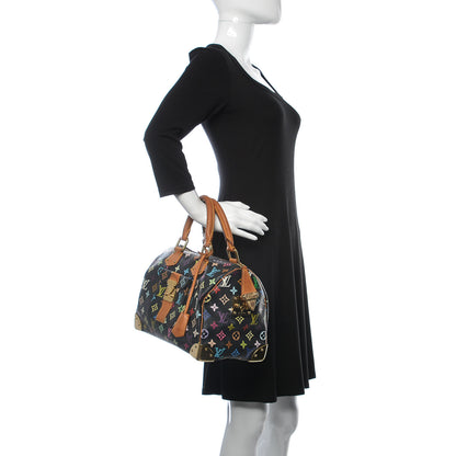 Louis Vuitton Monogram Multicolor Speedy 30 Black 2 of 13