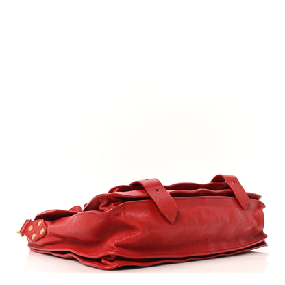 Proenza Schouler Lambskin Medium PS1 Satchel Bright Red 4 of 9