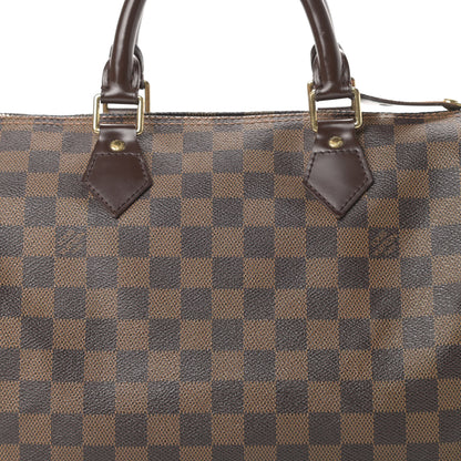 Louis Vuitton Damier Ebene Speedy 30 8 of 14