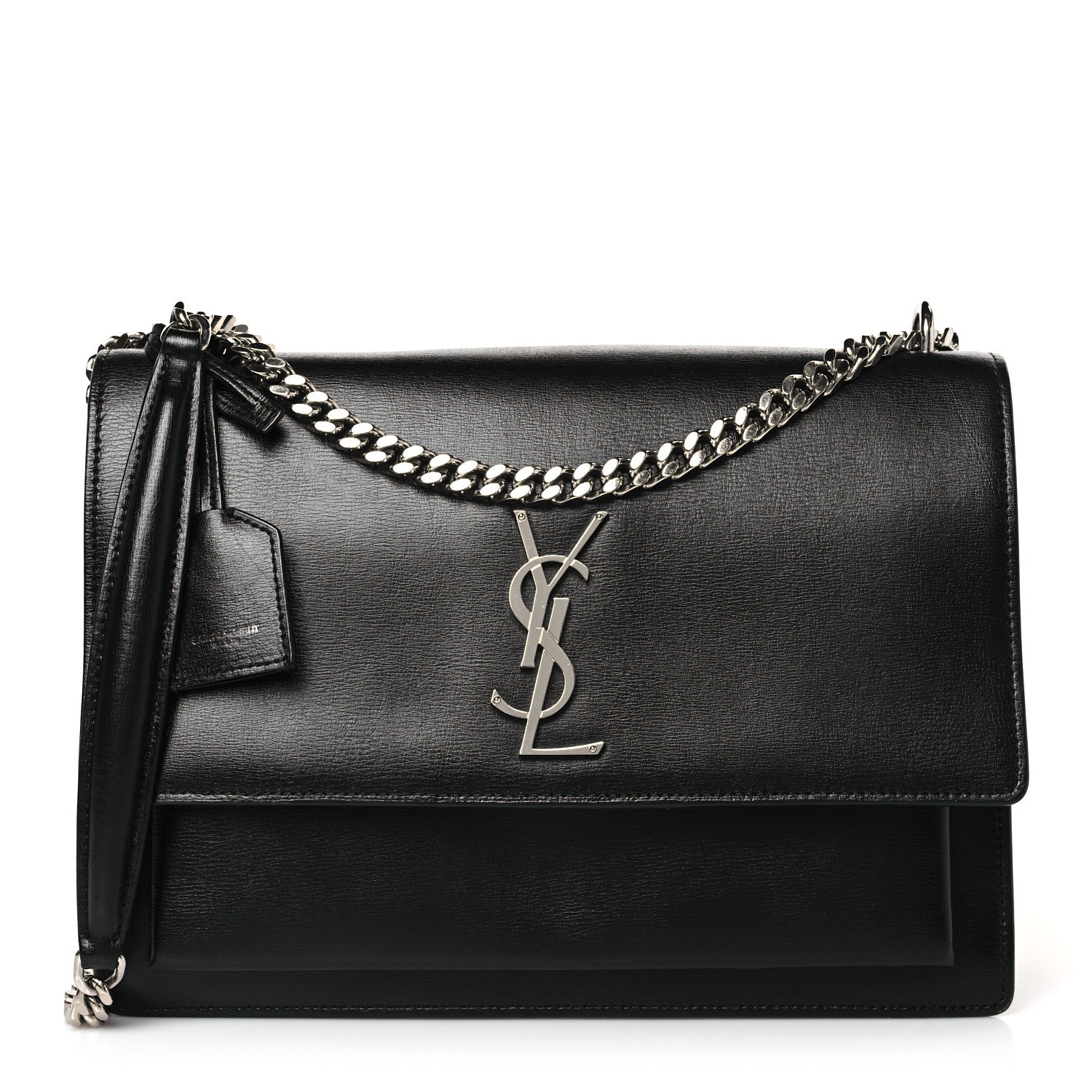 Saint Laurent Calfskin Medium Monogram Sunset Black 1 of 10