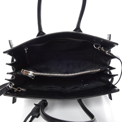 Saint Laurent Python Calfskin Embossed Small Sac de Jour Black 8 of 15