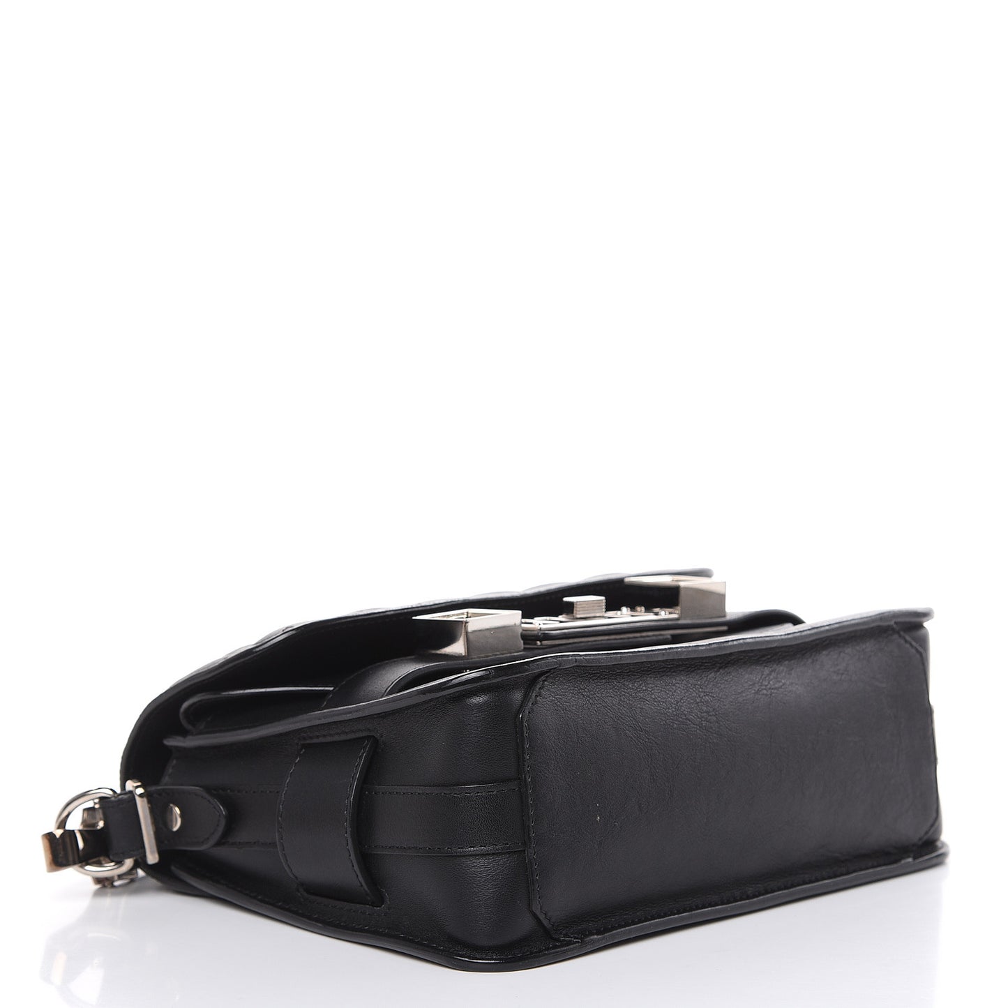 Lambskin Quilted Mini PS11 Classic Shoulder Bag Black
