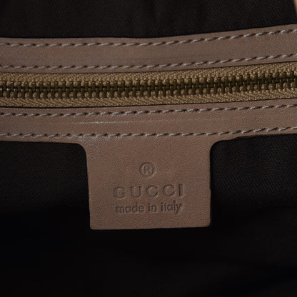 Gucci Monogram Large Jockey Hobo Beige 6 of 7