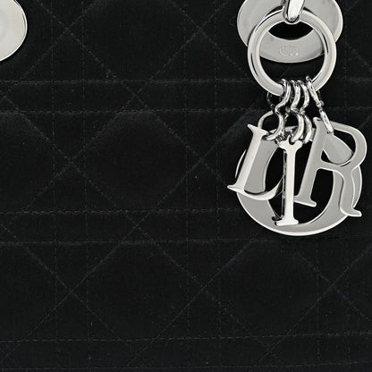 Christian Dior Satin Patent Cannage Mini Lady Dior Black 6 of 11