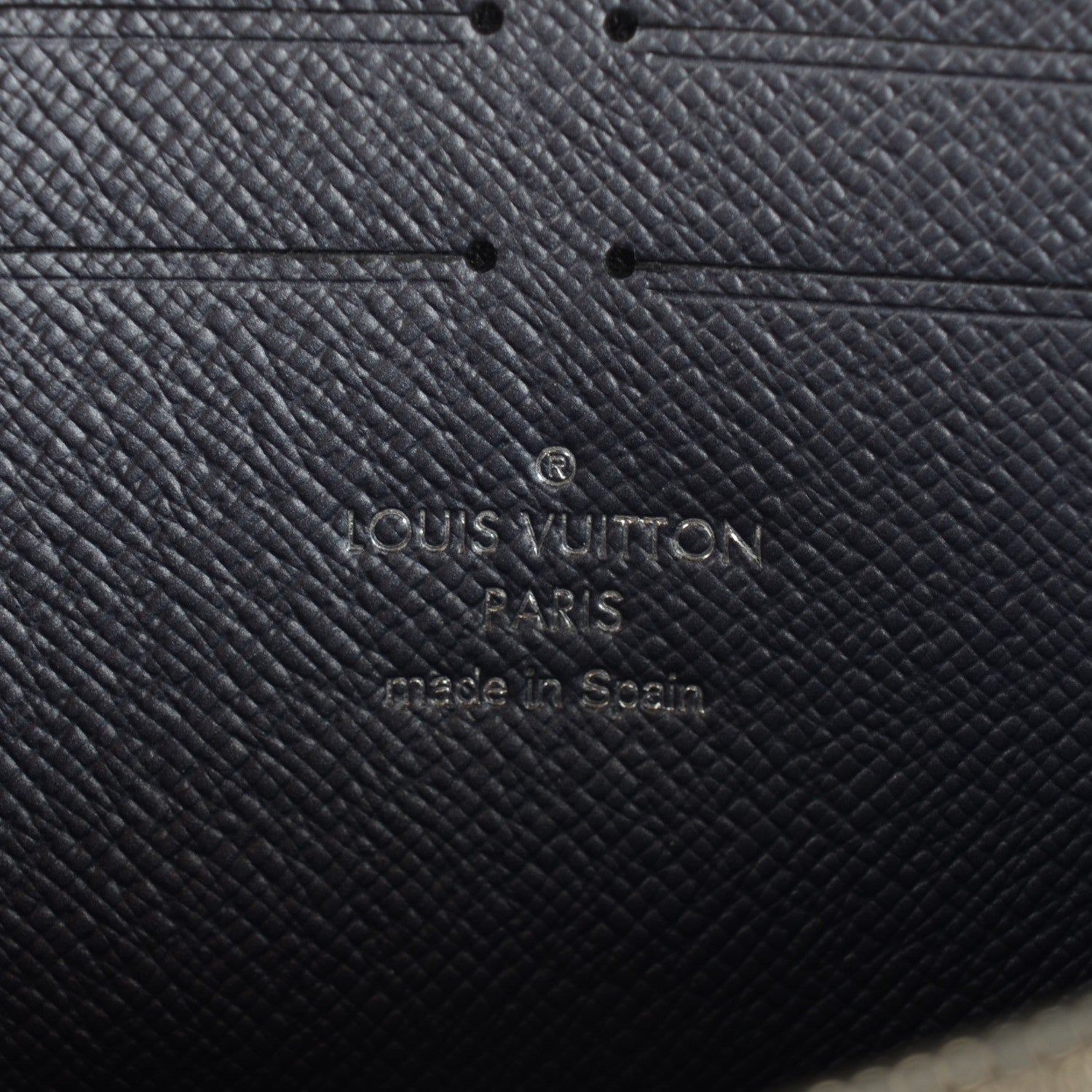 Louis Vuitton Epi Zippy Organizer Wallet Anthracite Nacre 5 of 7