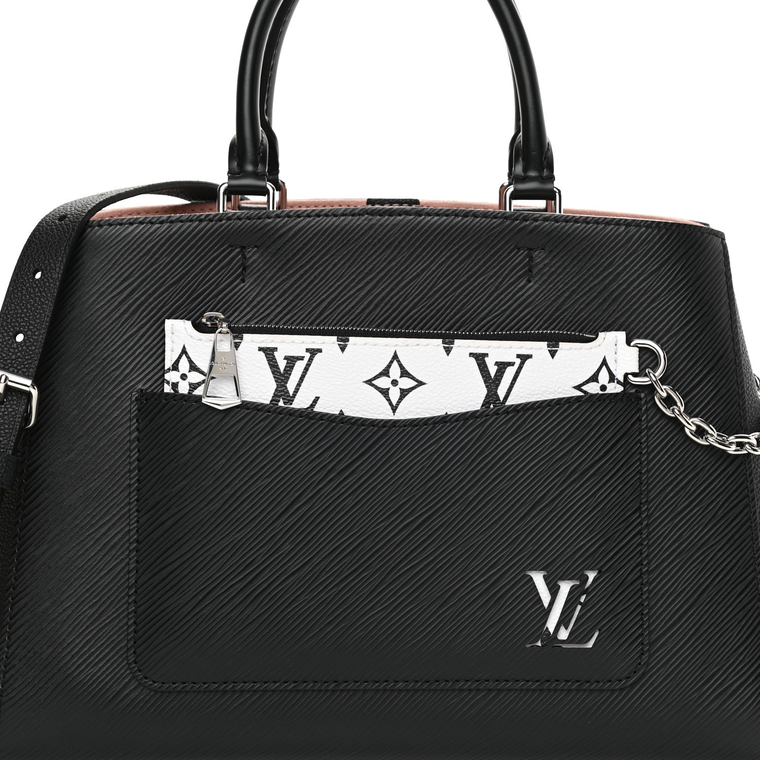 Louis Vuitton Epi Marelle Tote MM Black 9 of 13