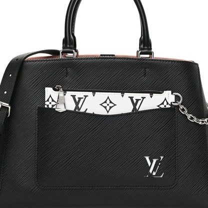 Louis Vuitton Epi Marelle Tote MM Black 9 of 13