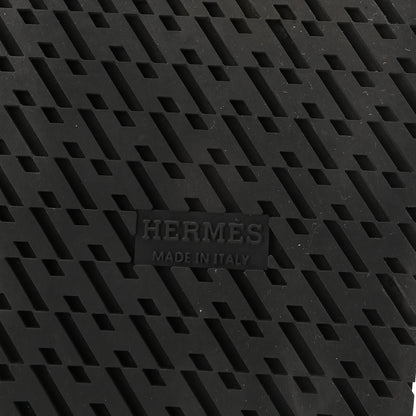 Hermes Calfskin Womens Empire Sandals 40 Black 7 of 9