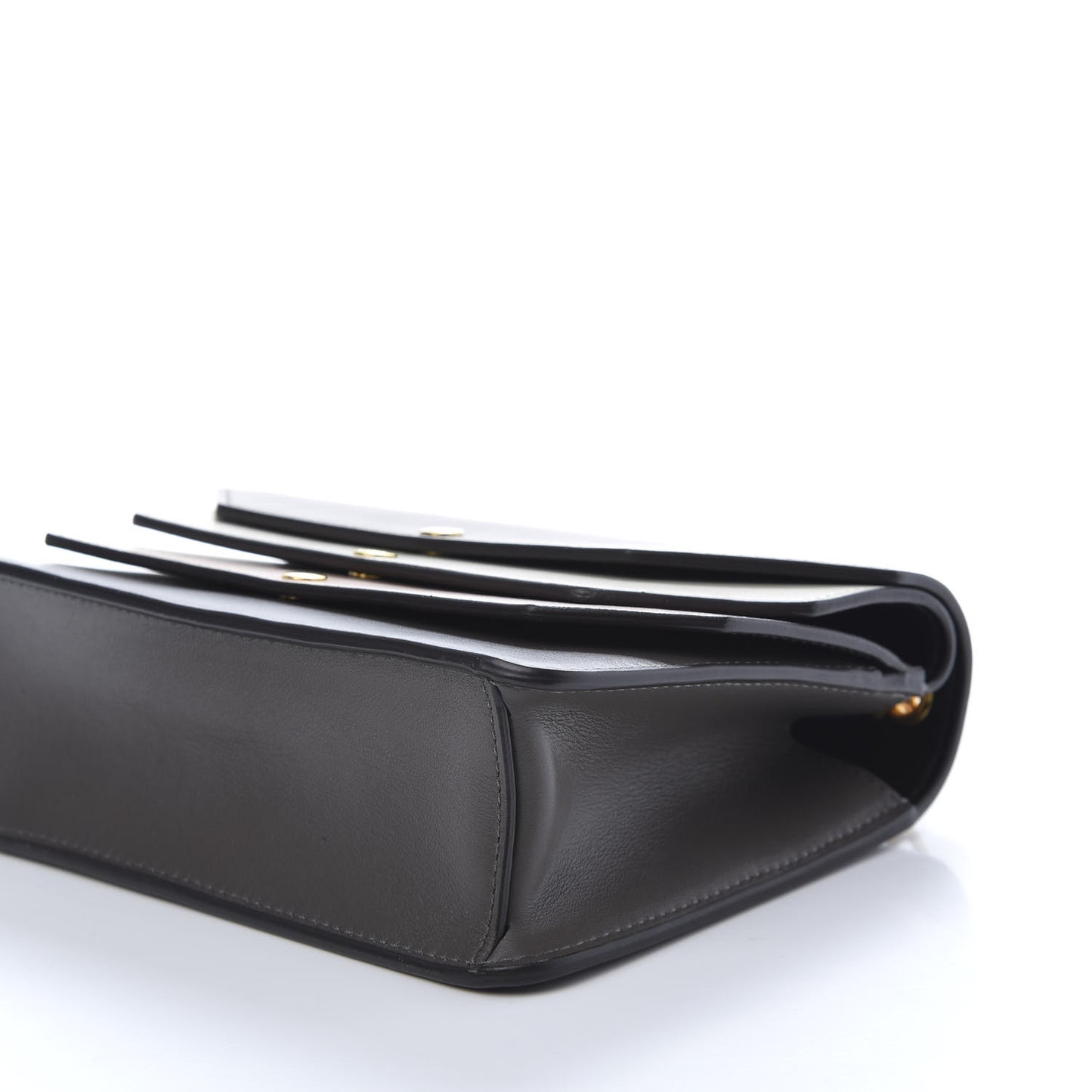 Smooth Calfskin Multiflap Chain Clutch Oxblood Multicolor