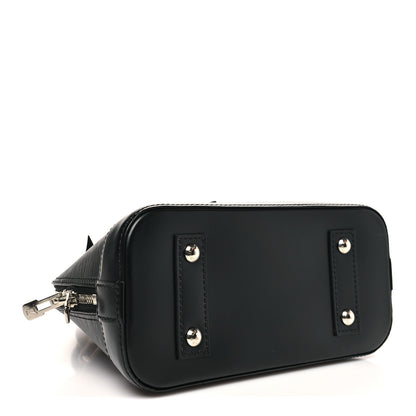 Louis Vuitton Epi Jacquard Alma BB Black 4 of 10