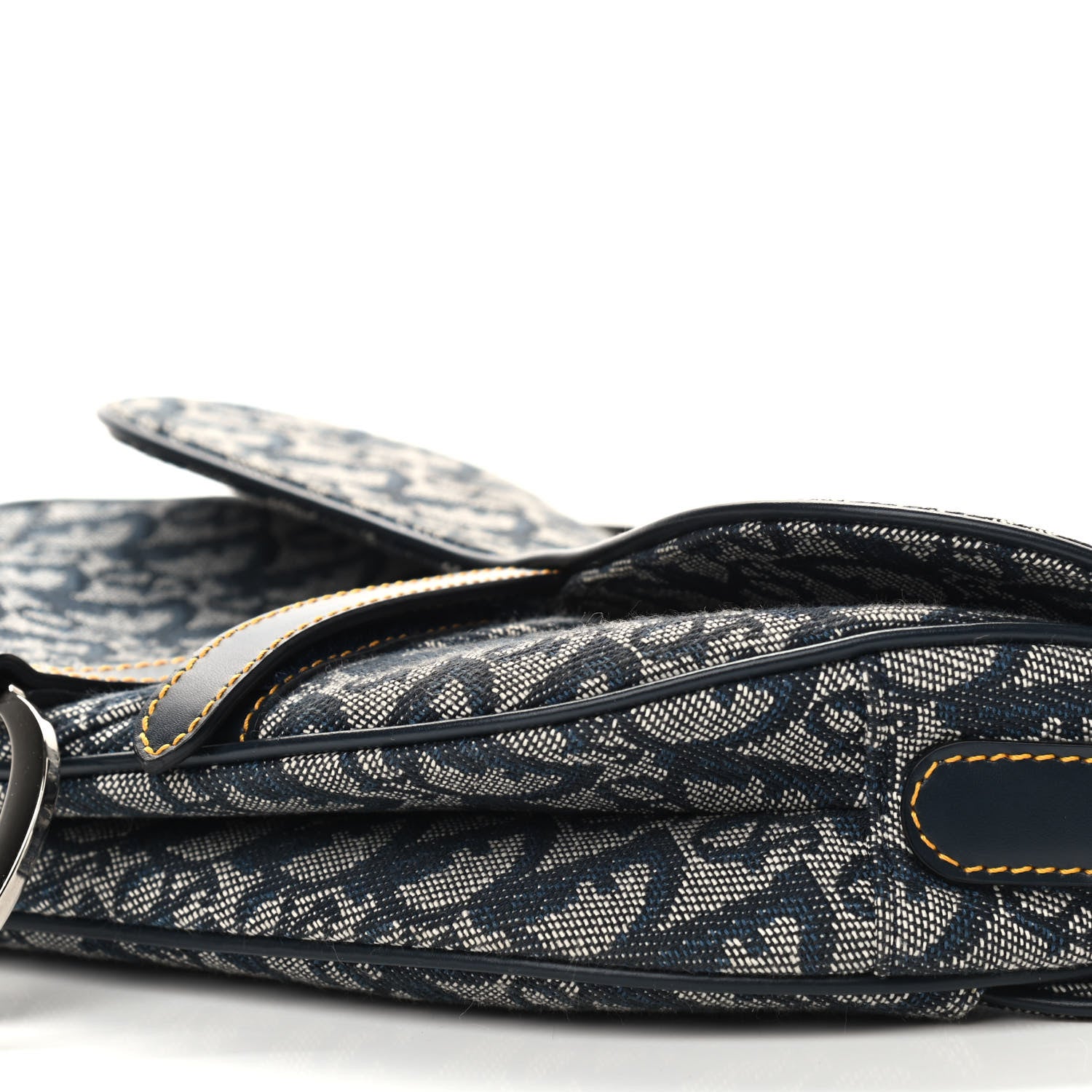 Christian Dior Monogram Saddle Bag Blue 9 of 9