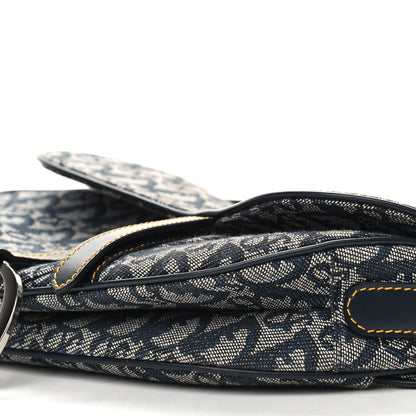 Christian Dior Monogram Saddle Bag Blue 9 of 9