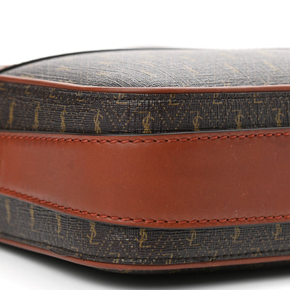 Saint Laurent Canvas Smooth Calfskin Le Monogramme Camera Bag Chestnut 9 of 10